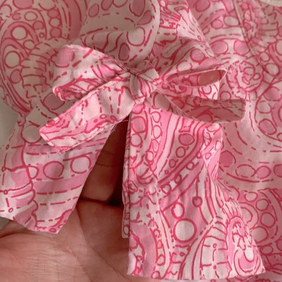 Lilly Pulitzer Little Lilly Shift Dress In Hibiscus Pin - Picture 7 of 9